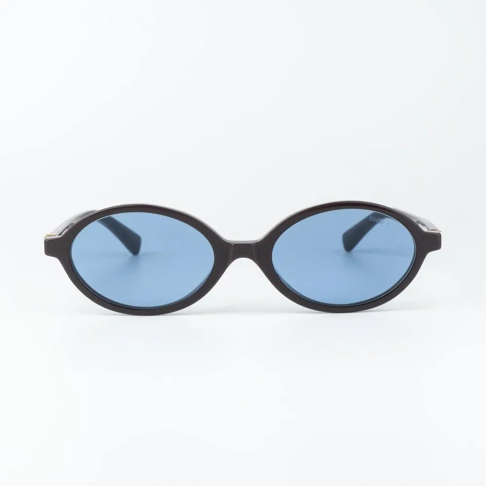 Miu Miu REGARD Men Sunglasses Moka Blue MU04ZS 22C60O NEW AUTHENTIC